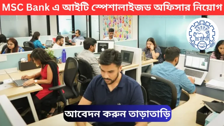 MSC Bank Recruitment